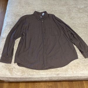 Men's izod large button up shirt